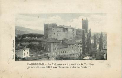 / CPA FRANCE 69 "l'Arbresle, le château vu du côté de la Turdine"