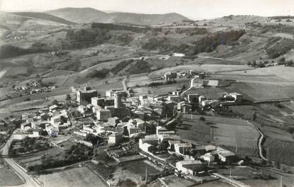 CPSM FRANCE 69 " Oingt, Vue générale aérienne "