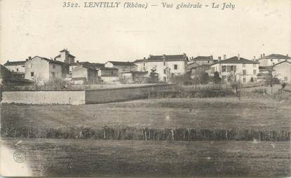 CPA FRANCE 69 "Lentilly, Vue générale, le Joly"