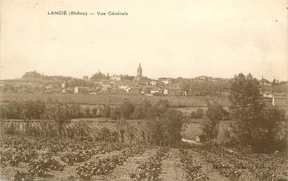 CPA FRANCE 69 "Lancié, Vue générale"