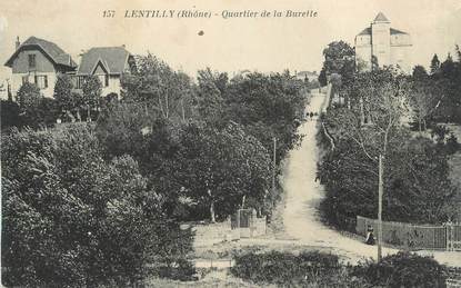 CPA FRANCE 69 "Lentilly, Quartier de la Burette"
