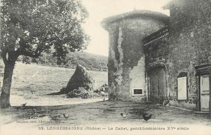 CPA FRANCE 69 "Longessaigne, Le Canet, Gentilhommière du XVème siècle"