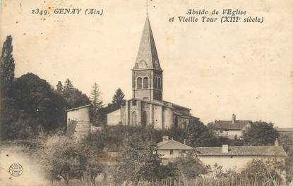 CPA FRANCE 69 "Genay, Abside de l'église et vieille tour"