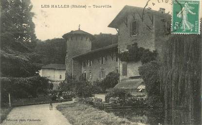 CPA FRANCE 69 "Les Halles, Tourville"