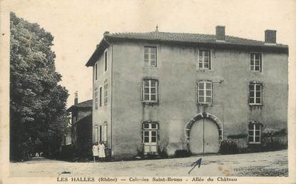 CPA FRANCE 69 "Les Halles, Colonies St Bruno"