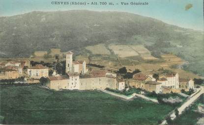 CPA FRANCE 69 "Cenves, Vue générale"