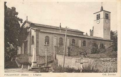 CPA FRANCE 69 " Pollionay, L'église"