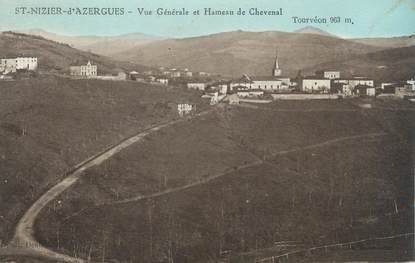 CPA FRANCE 69 " St Nizier d'Azergues, Vue générale et le Hameau de Chevenal"