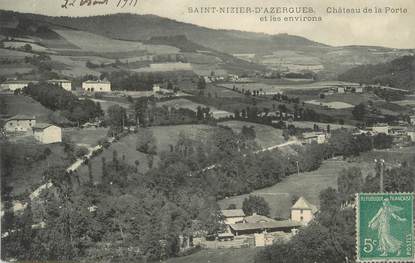 CPA FRANCE 69 " St Nizier d'Azergues, Château de la Porte et les environs"