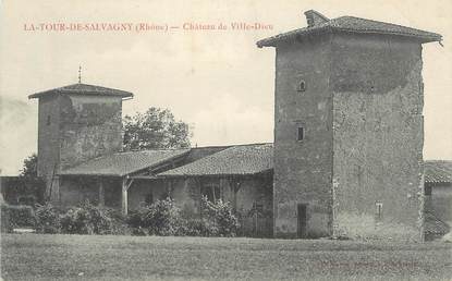 CPA FRANCE 69 "La Tour de Salvagny, Château de Ville Dieu"
