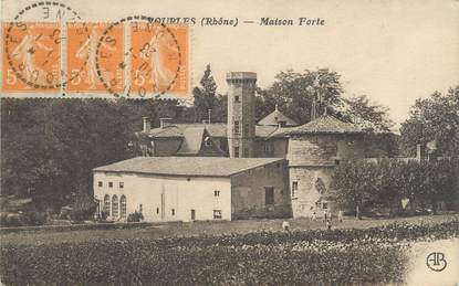 CPA FRANCE 69 "Vourles, Maison Forte"