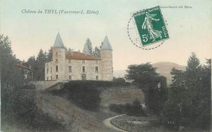 CPA FRANCE 69 "Thyl, Le château"