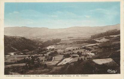 CPA FRANCE 69 "Vauxrenard, Vue générale, Hameau de Chanzy et des Guillats"