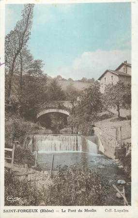 CPA FRANCE 69 "St Forgeux, Le Pont du Moulin"