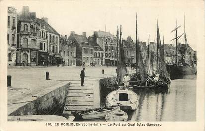 CPA FRANCE 44 "Le Pouliguen, Le Port au Quai Jules Sandeau"