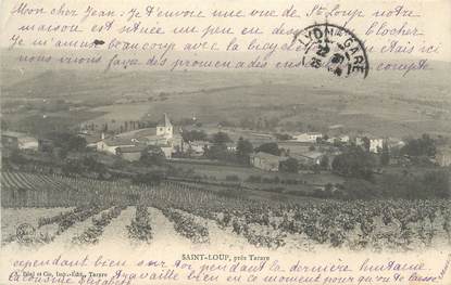 CPA FRANCE 69 "St Loup, Vue générale"