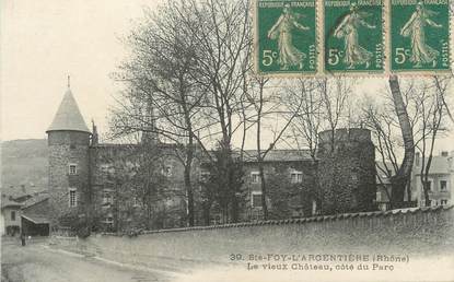 CPA FRANCE 69 "St Foy l'Argentière, Le vieux château'