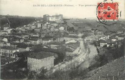 CPA FRANCE 69 "St Bel les Mines, Vue générale"