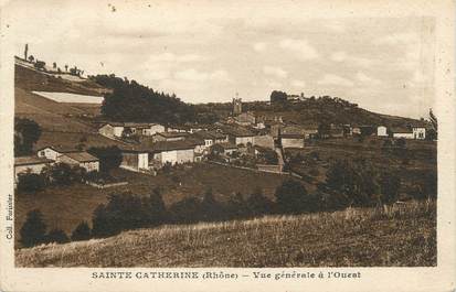 CPA FRANCE 69 " Ste Catherine, Vue générale "