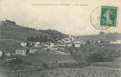 CPA FRANCE 69 " Ste Catherine sur Riverie, Vue générale "