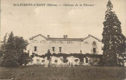 CPA FRANCE 69 " St Laurent d'Agny, Château de Pérouse"