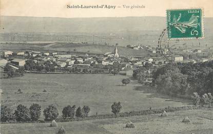 CPA FRANCE 69 " St Laurent d'Agny, Vue générale"