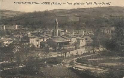 CPA FRANCE 69 " St Romain en Gier, Vue générale"