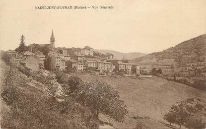 CPA FRANCE 69 " St Just d'Avray, Vue générale"