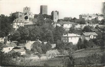 CPSM FRANCE 69 " St Germain au Mont d'Or, L'église et le Château Romain"