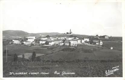 CPSM FRANCE 69 " St Laurent d'Oingt, Vue générale"