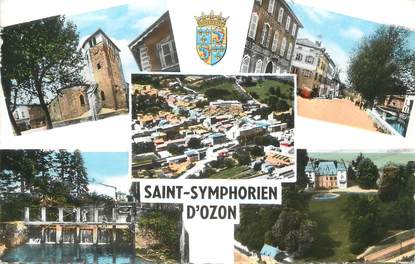 CPSM FRANCE 69 " St Symphorien d'Ozon, Vues"