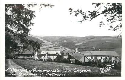 CPSM FRANCE 69 " St Clément sur Valsonne, La chapelle"