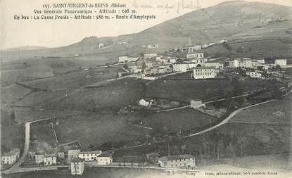 CPA FRANCE 69 "St Vincent de Reins, Vue générale panoramique"