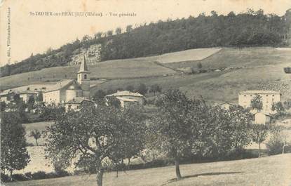 CPA FRANCE 69 "St Didier sur Beaujeu, Vue générale"