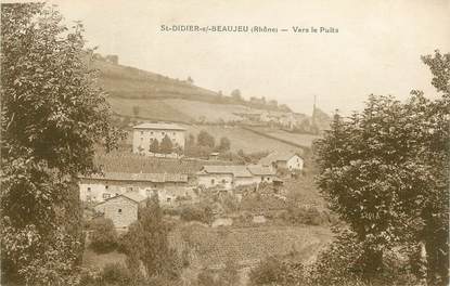 CPA FRANCE 69 "St Didier sur Beaujeu, Vers le Puits"