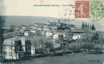 CPA FRANCE 69 "Les Sauvages, Vue générale"