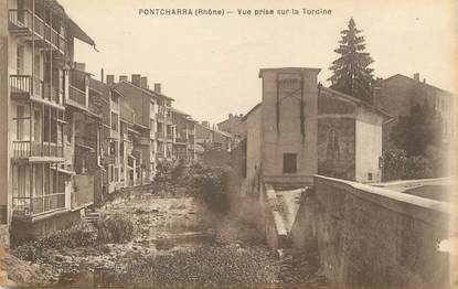 CPA FRANCE 69 "Pontcharra , Vue prise sur la Turdine"