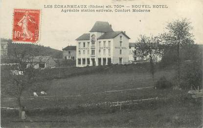 CPA FRANCE 69 "Les Echarmeaux, Nouvel Hôtel"