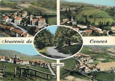 CPSM FRANCE 69 " Cenves, Vues"