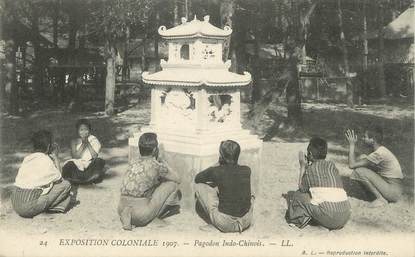 CPA FRANCE 94 " Nogent, Exposition coloniale de 1907, Pagodon Indo-Chinois"