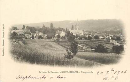 CPA FRANCE 91 "Env. de Dourdan, Saint Chéron, vue générale"