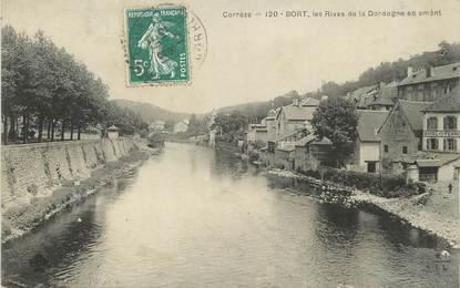 / CPA FRANCE 19 "Bort les rives de la Dordogne en Amont"