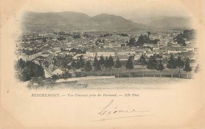 CPA FRANCE 88 " Remiremont, Vue générale prise du Parmont"