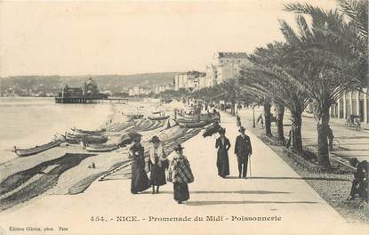 CPA FRANCE 06 "Nice, Promenade du Midi, poissonnerie"