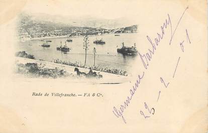 CPA FRANCE 06 "Villefranche sur Mer, La rade"