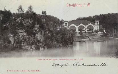 CPA FRANCE 67 " Strasbourg, L'Orangerie - Restaurant"