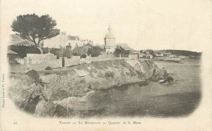 CPA FRANCE 83 " Toulon, Le Mourillon, Quartier de la Mitre"