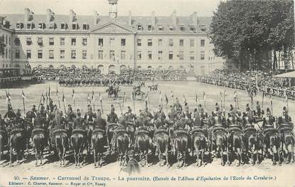 CPA FRANCE 49 " Saumur, Carrousel de troupe"