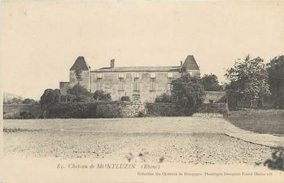 CPA FRANCE 69 " Montluzin, Le château"
