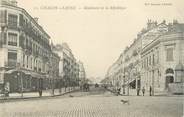 71 SaÔne Et Loire CPA FRANCE 71 " Chalon sur Saône, Boulevard de la République"